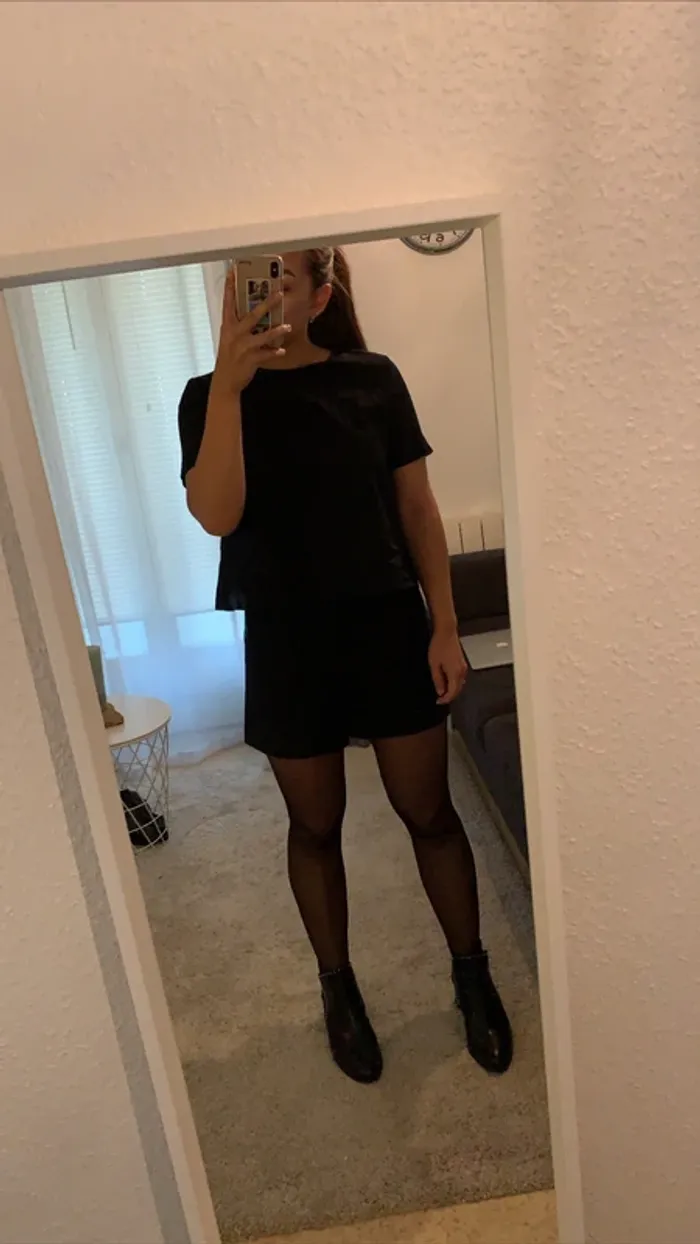 Combishort noir (Zara)
