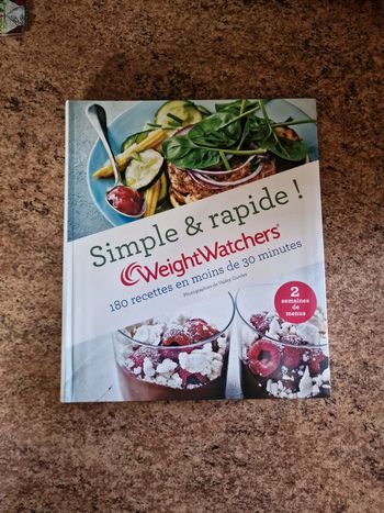 Livres 180 recettes Weight watchers