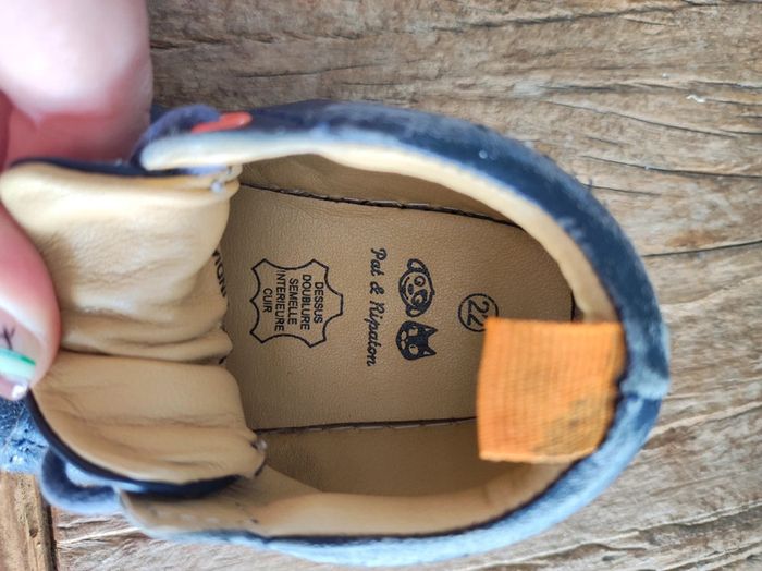 Chaussures en cuir Pat et ripaton taille 22 - photo numéro 2