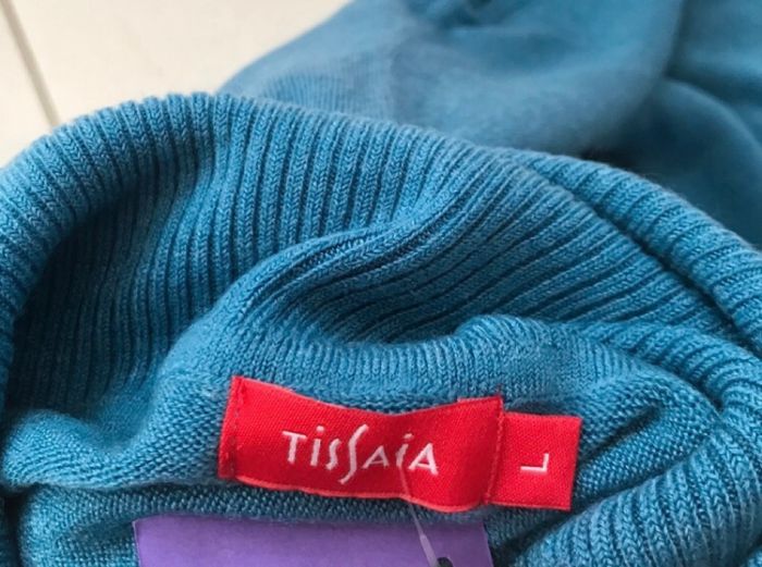 Pull col roulé femme taille L tissaia Neuf - photo numéro 2