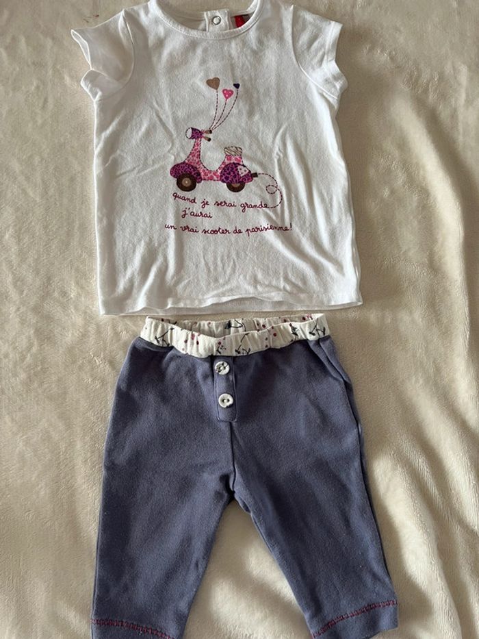 Ensemble t-shirt pantalon bébé 3M DPAM