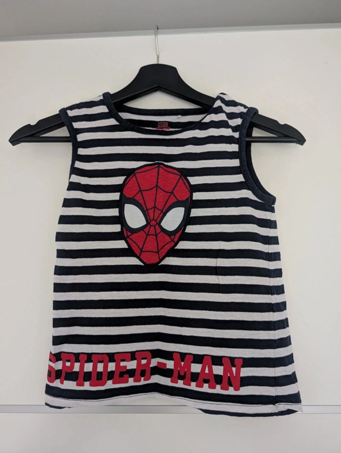Débardeur marinière spiderman 8 ans orchestra