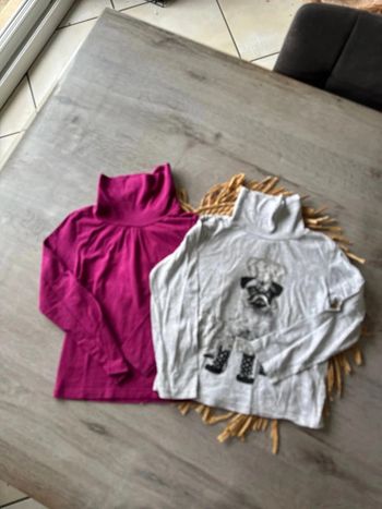 Lot de 2 sous pulls 6 ans