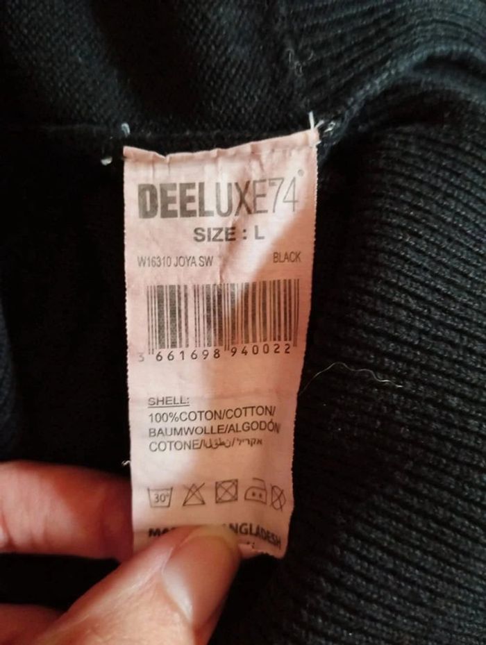 🌸Sweat noir Deeluxe Taille 40🌸 - photo numéro 8