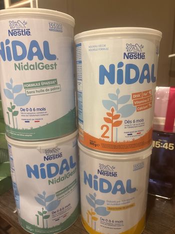 Lait en poudre pour bébé