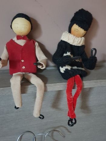 2 figurines faits main