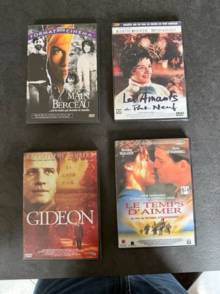Lot de quatre DVD