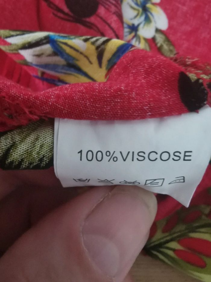Robe. Rouge. Bleu. Taille 40. Zeva - photo numéro 6