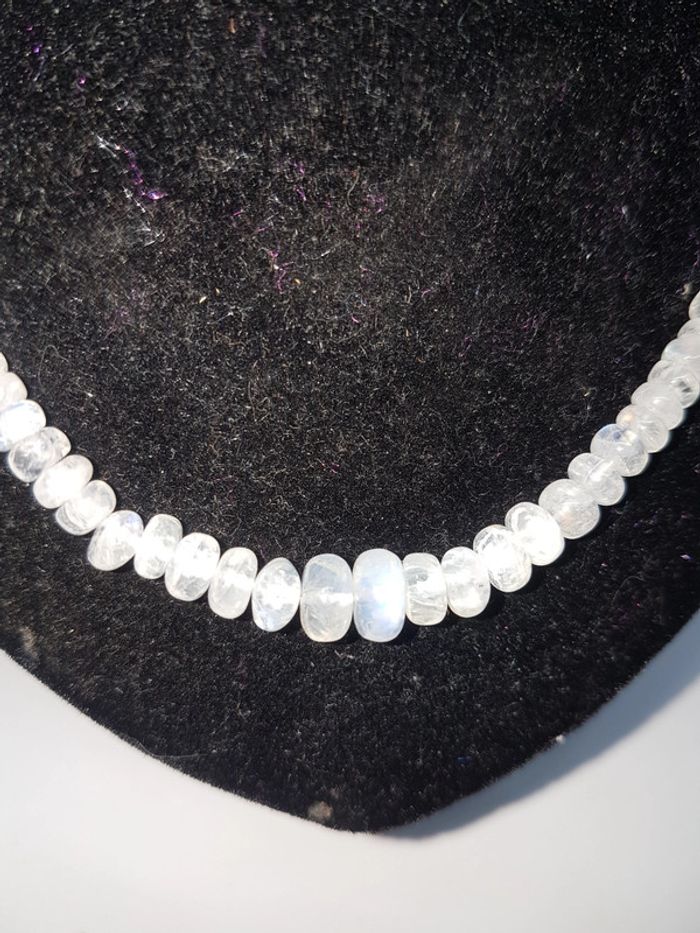 Collier pierre de lune - photo numéro 2