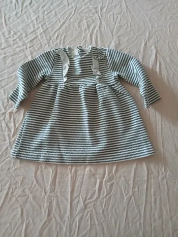 Robe manche longue 9-12 mois