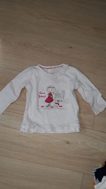 Tee-shirt ml t 12 mois