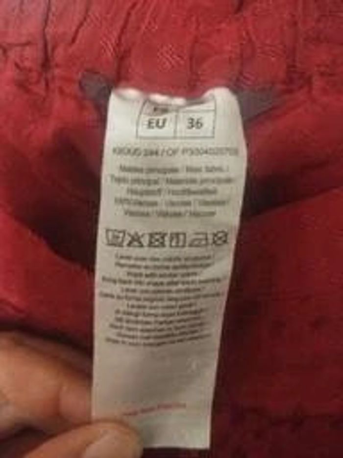 Bas de pyjamas bordeaux - Princesse Tam-tam - Taille 36 - photo numéro 2
