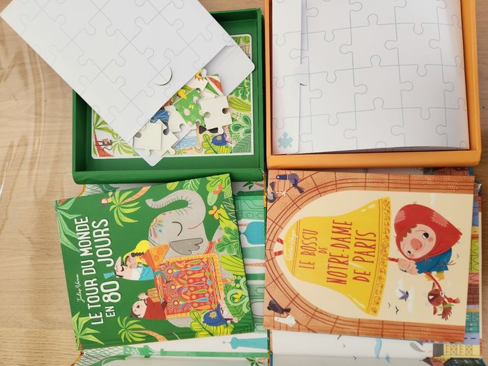 Livre avec puzzle - photo numéro 3