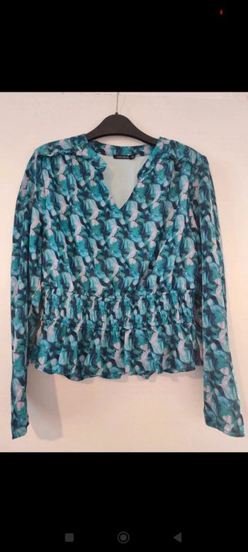 Blouse coupe péplum coloré taille 40 Manoukian