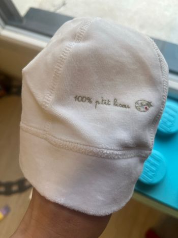 Bonnet, bébé velours