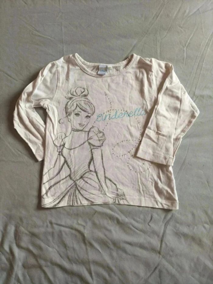 Tee shirt Cendrillon ML 3ans