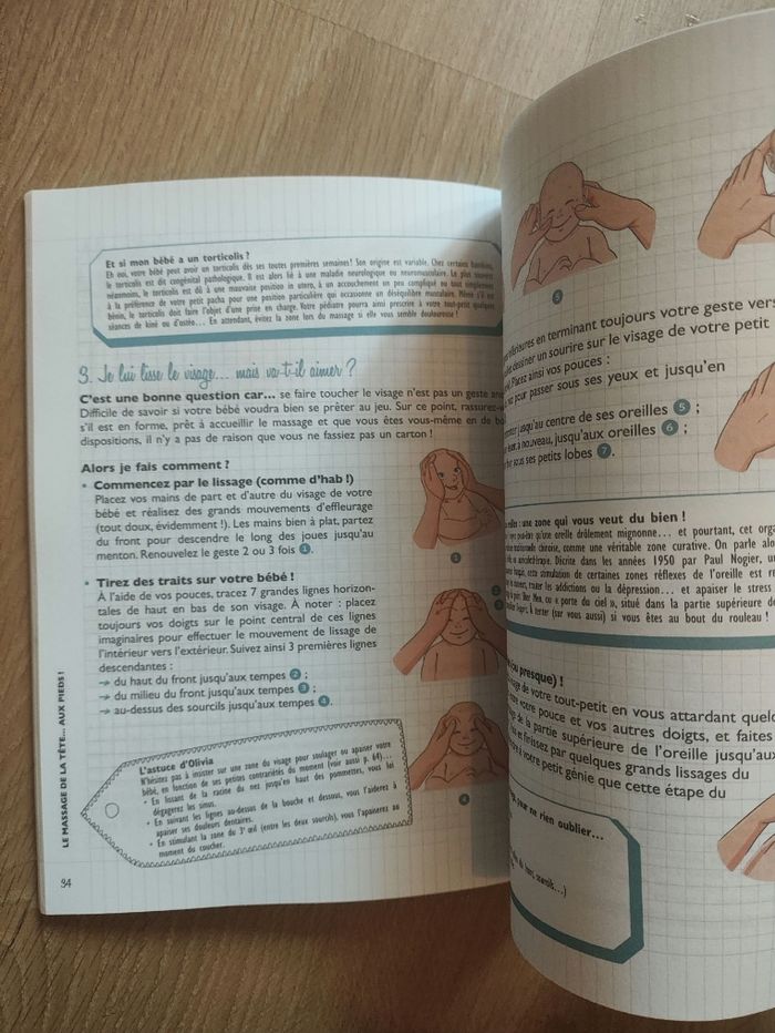Mon p'tit cahier Massage pour mon bébé - photo numéro 3