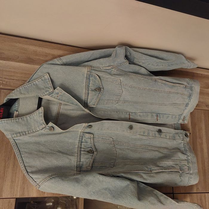 Veste jean bleu clair