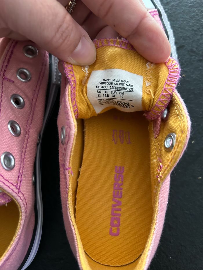 Converses rose sans lacets - photo numéro 4