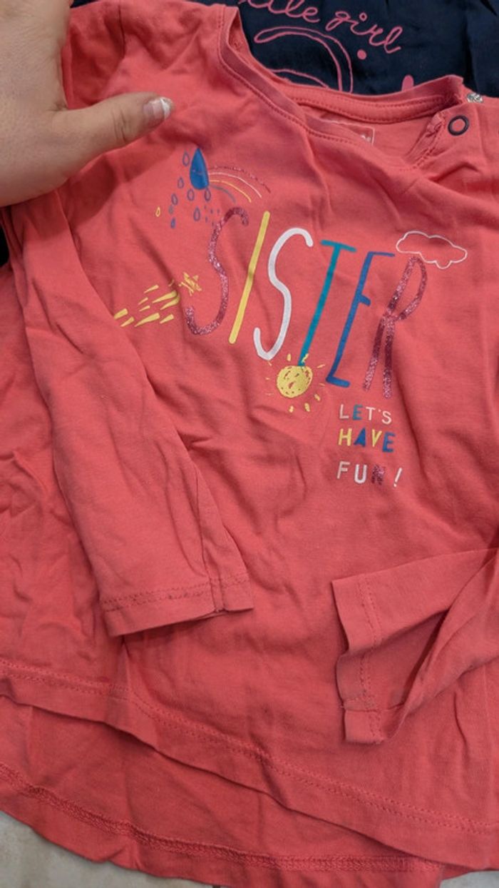 Lot de 2 tee shirt un extenso - photo numéro 3