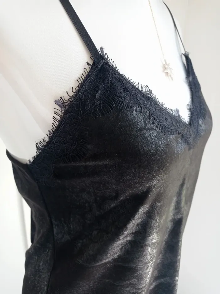 Magnifique haut débardeur noir irisé T.M Cloothes - photo numéro 5
