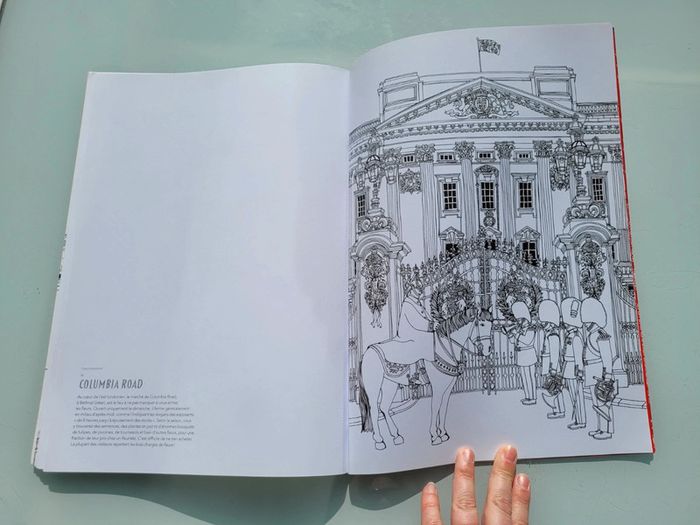 Grand cahier de coloriage Colorier Londres, éditions Marabout - photo numéro 8