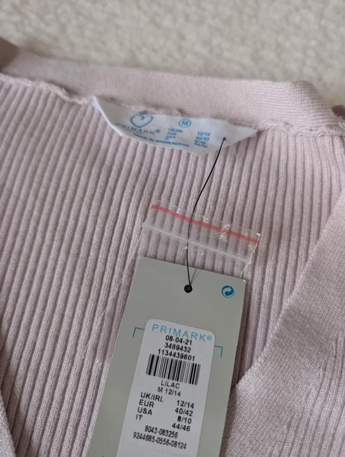🌸 Gilet rose à manches courtes Primark – M - photo numéro 3