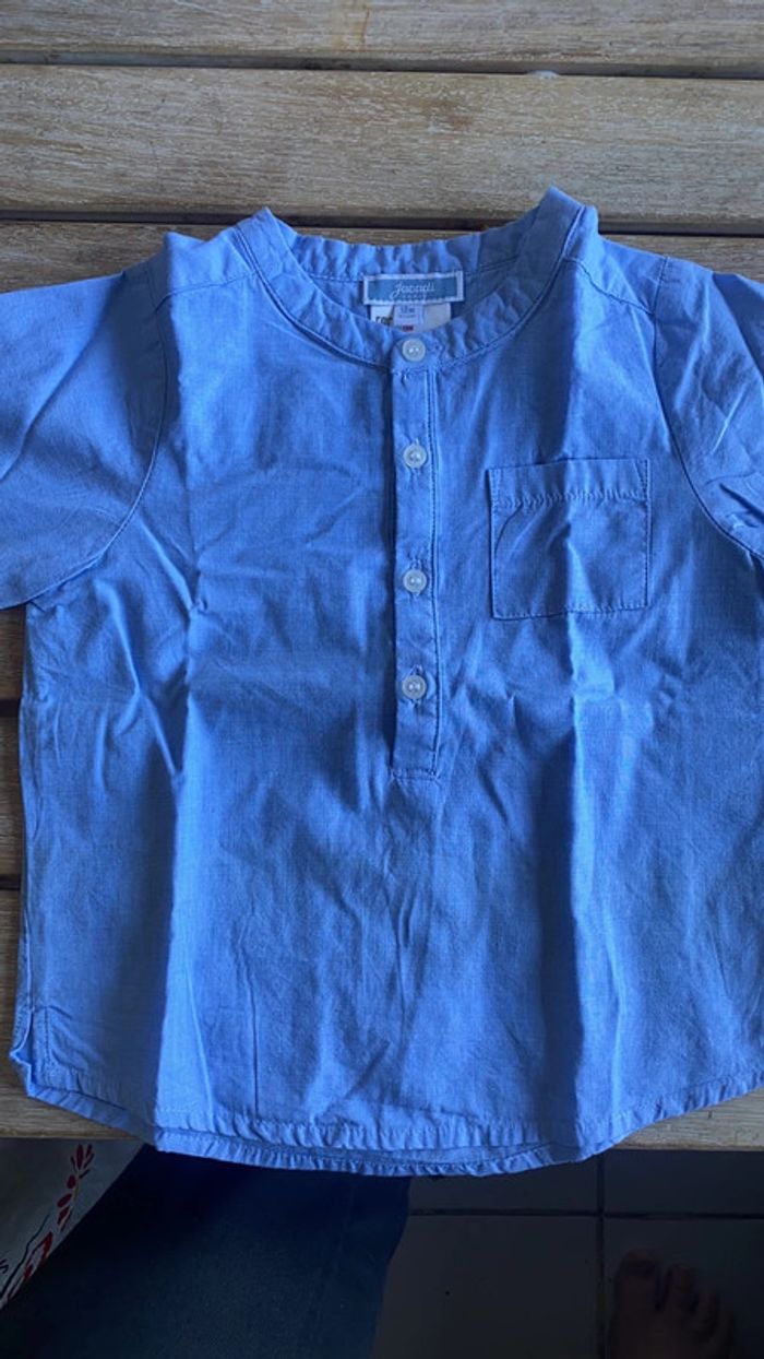 Chemise bleu clair Jacadi - photo numéro 2