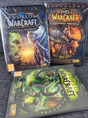 World of Warcraft - Lot x3 DLC PC NЕUF sous blister Sealed Brand NEW
