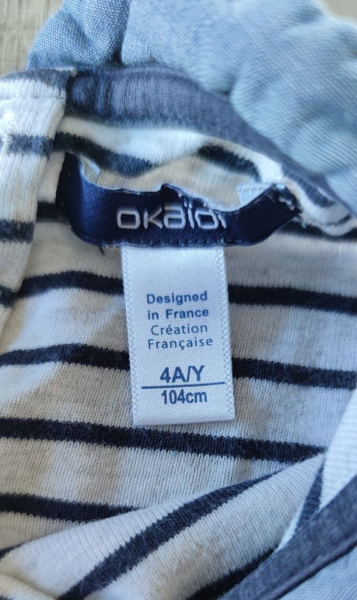 🌟 T-shirt à manches longues Okaïdi – Taille 4 ans fille - photo numéro 8