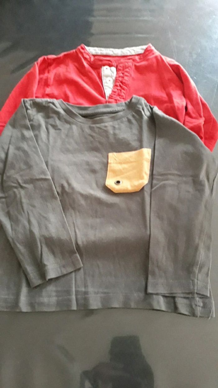 Lot 2 Tee-shirt manches longues 3 ans