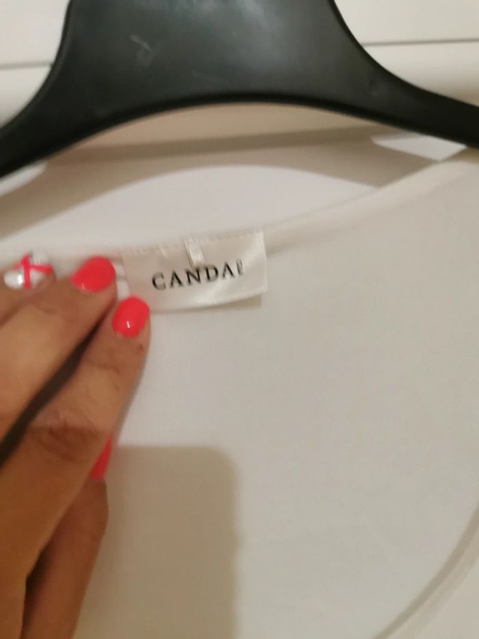 Chemisier blanc voilage XL - photo numéro 3