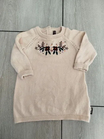 Robe pull brodée Sergent Major 9 mois