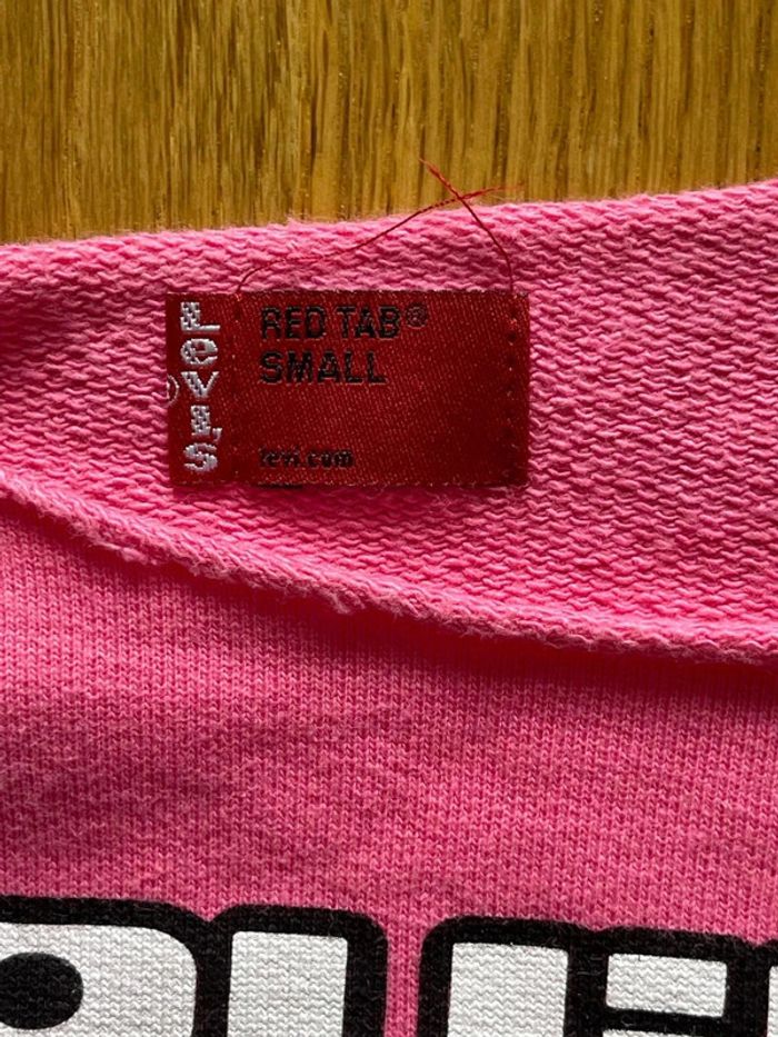 Sweat rose bonbon Levis S - photo numéro 5