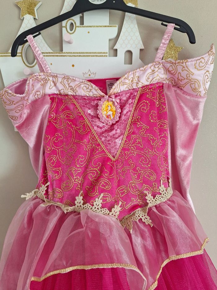 Robe de princesse Disney rose la belle au bois dormant - photo numéro 2