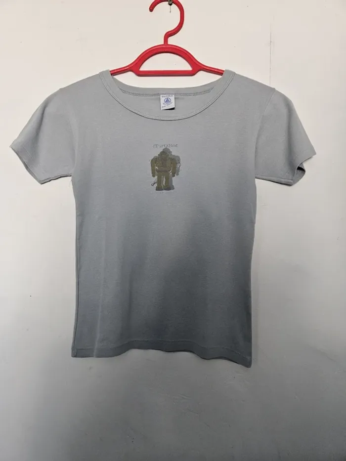 T-shirt à manches courtes garçon - 10 ans (138cm) - Petit Bateau - Bleu - photo numéro 3