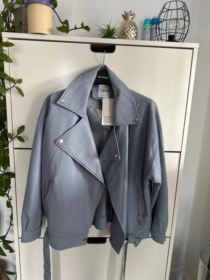 Perfecto bleu oversize - neuf avec étiquette - photo numéro 3