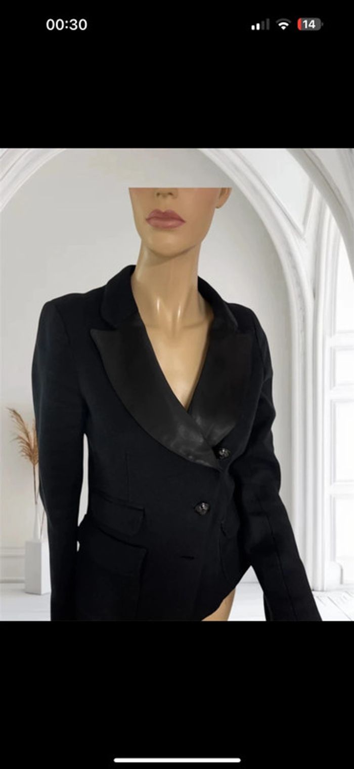 Veste MAJE noire neuve taille 38 – Élégante, parfaite pour toutes occasions ! - photo numéro 2