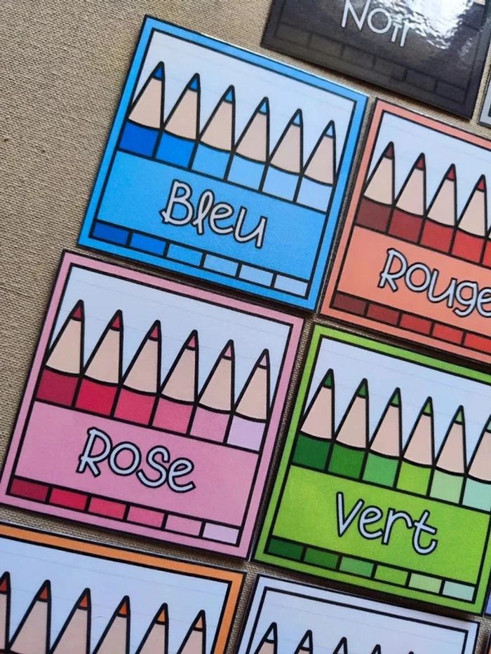 Cartes de nomenclature des couleurs - photo numéro 3