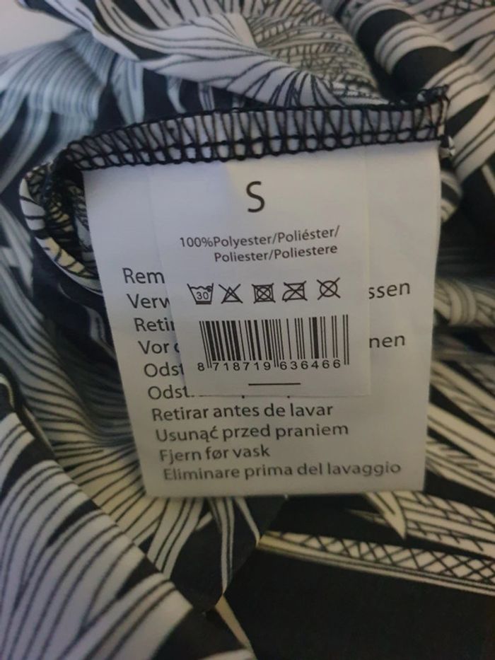 Débardeur sexy noir et blanc Taille S - photo numéro 3