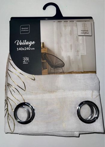 NEUF ! Voilage à oeillets