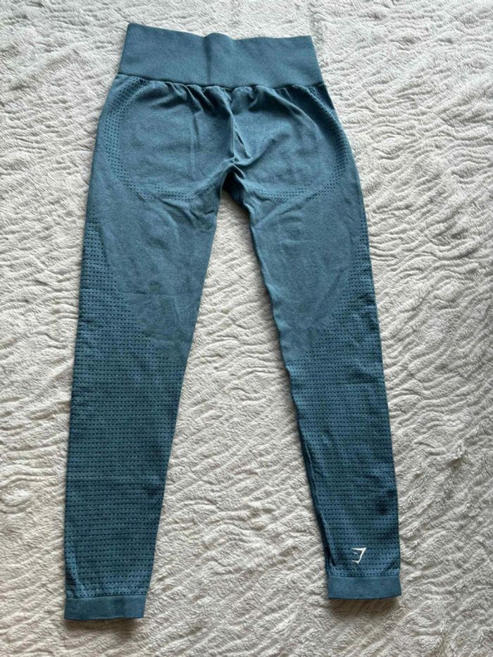 Ensemble Gymshark Vital Seamless – Brassière Legging taille haute Bleu Turquoise M/38– Comme Neuf - photo numéro 14