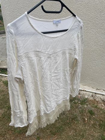Blouse Phildar style bohème