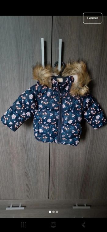 Manteau fleuri 6M