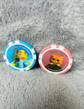 Lot jetons Dreamworks 