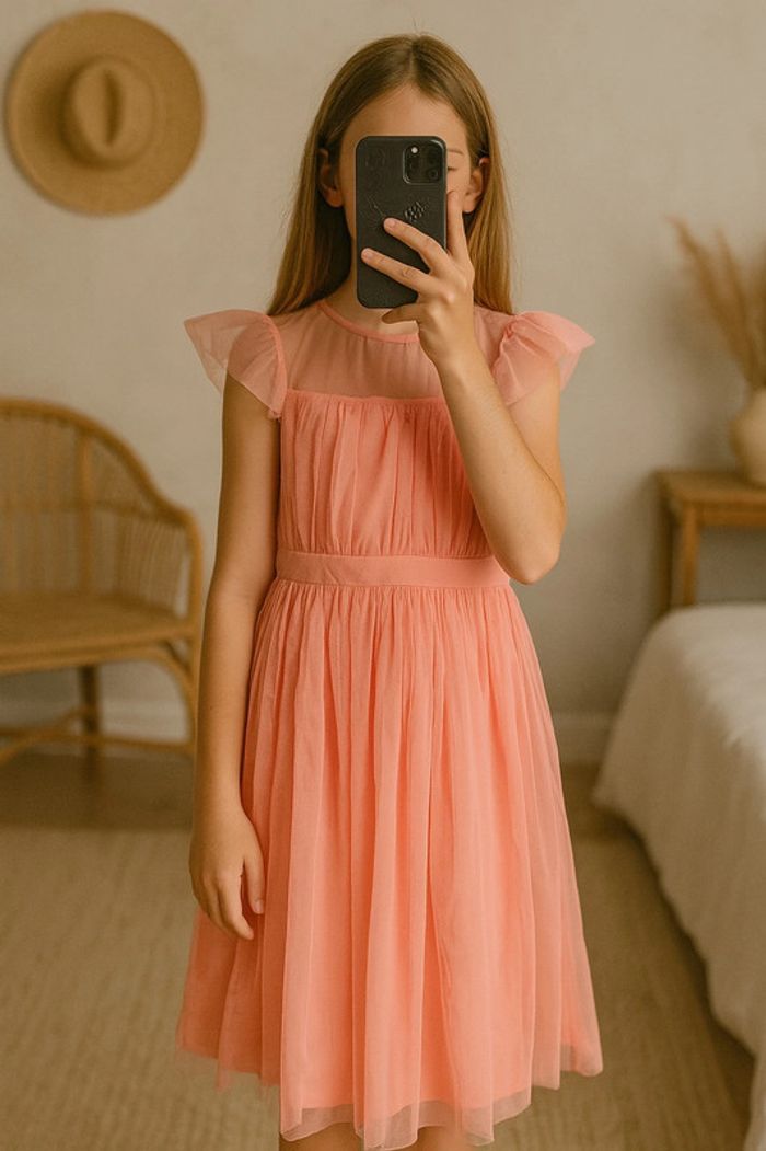 Robe en tulle rose 11/12 ans – Anaya With Love
