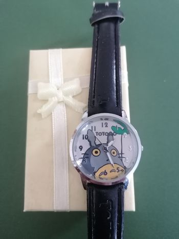 montre totoro bracelet en cuir