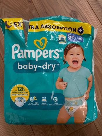 Couches Pampers taille 5