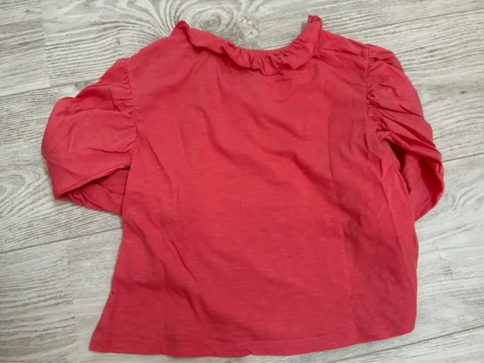 T-shirt manche longue corail - photo numéro 4