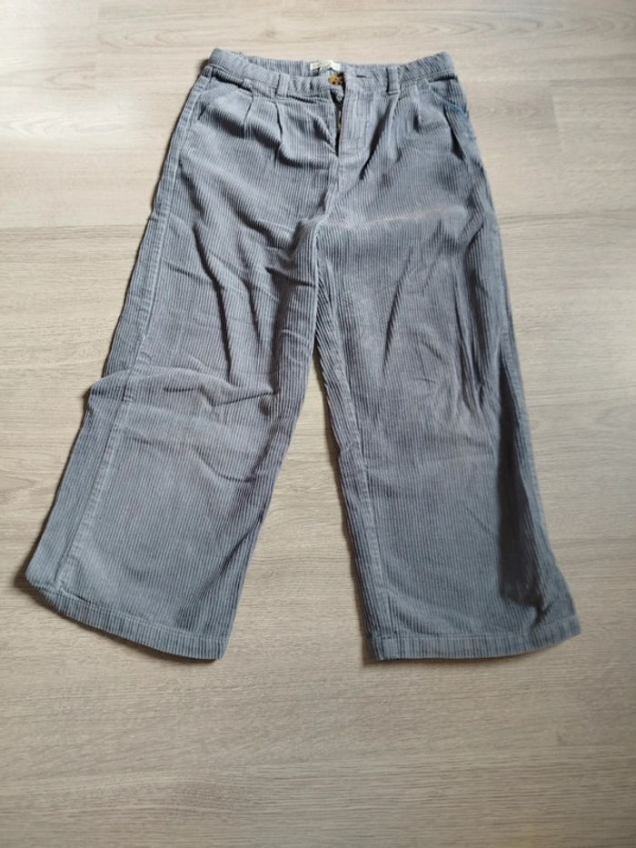 Pantalon large Verbaudet velour fille